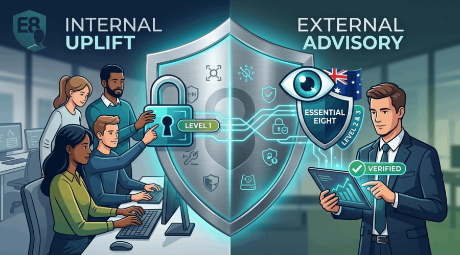 External Essential Eight cybersecurity uplift